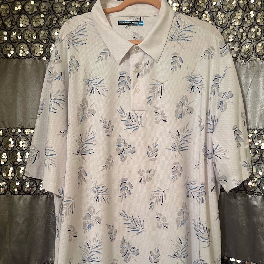 Roundtree & Yorke performance golf shirt. Big & tall